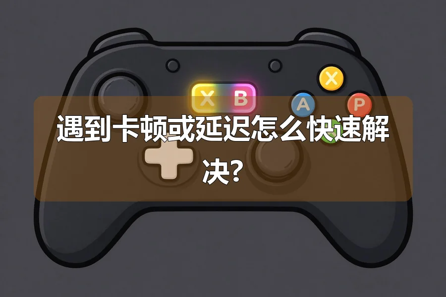 遇到卡顿或延迟怎么快速解决?