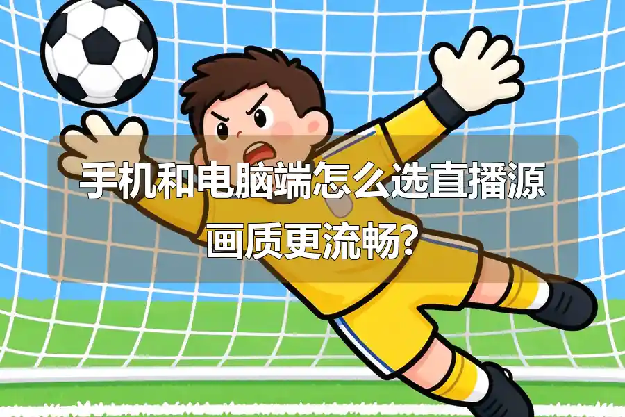 手机和电脑端怎么选直播源画质更流畅?